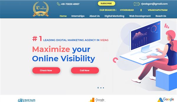 Best Digital Marketing And Web Development Company In Visakhapatnam | RJ Webgen